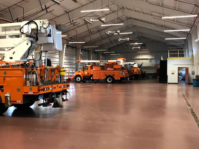 Seamless epoxy flooring for Fire rescue and public safety facilities in CT