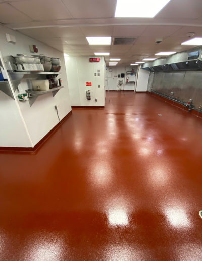 Epoxy flooring for restaurant - Lincoln, RI