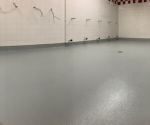Education, College and School- Bathroom and Shower renovations- Self- leveling Cementitious-urethane with natural quartz aggregate broadcast system - East Windsor, CT Education, College and School- Bathroom and Shower renovations- Self- leveling Cementitious-urethane with natural quartz aggregate broadcast system - East Windsor, CT